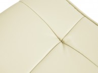 Serene Bodo Cream Faux Leather Recliner Chair Thumbnail