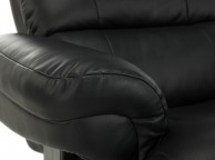 Serene Horten Black Faux Leather Recliner Chair Thumbnail