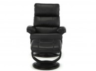 Serene Horten Black Faux Leather Recliner Chair Thumbnail