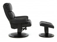 Serene Horten Black Faux Leather Recliner Chair Thumbnail