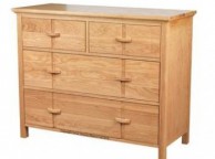 Sweet Dreams Wren 4 Drawer Chest of Drawers in Oak Thumbnail