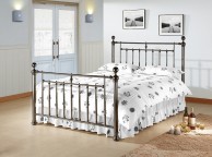 Time Living Alexander 4ft6 Double Black Nickel Metal Bed Frame Thumbnail