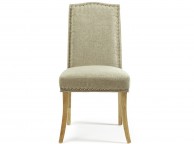 Serene Knightsbridge Fudge Fabric Dining Chairs (Pair) Thumbnail