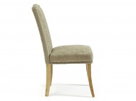Serene Knightsbridge Fudge Fabric Dining Chairs (Pair) Thumbnail