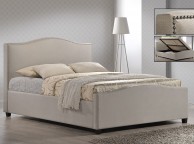 Time Living Brunswick 4ft Small Double Sand Fabric Ottoman Bed Frame Thumbnail