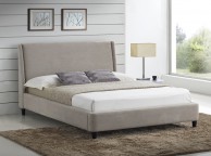 Time Living Edburgh 5ft Kingsize Sand Fabric Bed Frame Thumbnail