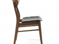 Serene Camden Walnut Finish Dining Chairs (Pair) Thumbnail