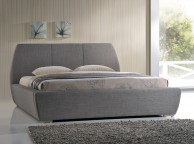 Time Living Naxos 5ft Kingsize Grey Fabric Bed Frame Thumbnail