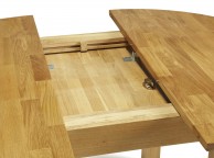 Serene Sutton Extending Oak Dining Table Thumbnail