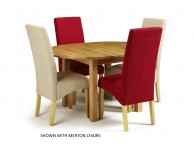 Serene Sutton Extending Oak Dining Table Thumbnail