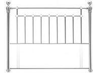 Time Living Edward 4ft6 Double Chrome Metal Headboard Thumbnail