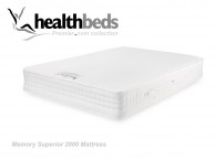 Healthbeds Memory Superior 2000 2ft6 Small Single Mattress Thumbnail