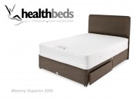 Healthbeds Memory Superior 2000 4ft Small Double Bed Thumbnail