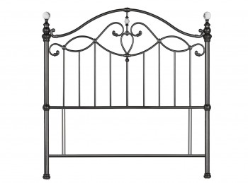 Bentley Designs Lauren 5ft Kingsize Ivory Metal Headboard