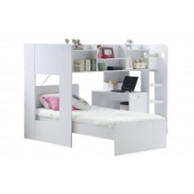 L Shape Bunk Bed By Flair Furnishings, L Shaped Triple Bunk Bed With Desktop