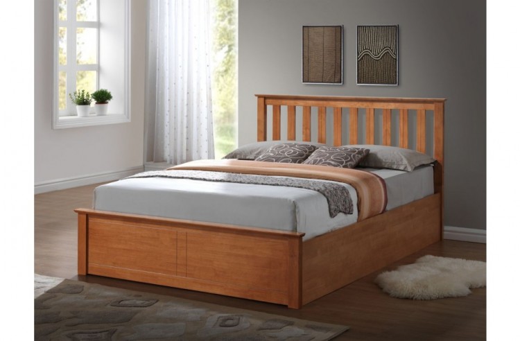 Birlea Phoenix 4ft Small Double Oak Ottoman Lift Wooden Bed Frame By Birlea Phoenix 4ft Small Double Oak Ottoman Lift Wooden Bed Frame Show More Information