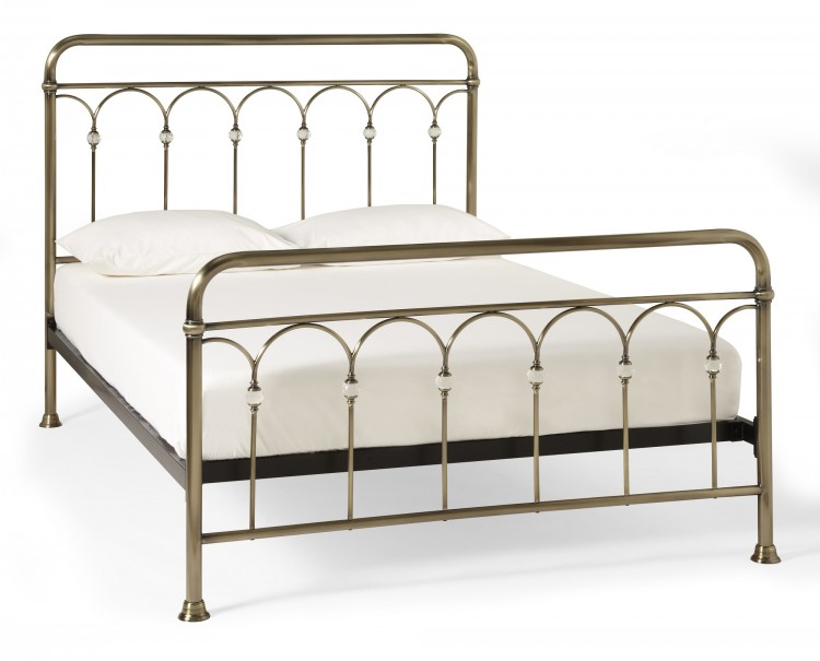 Antique Brass Metal Bed Frame, Brass Bed Frames King Size