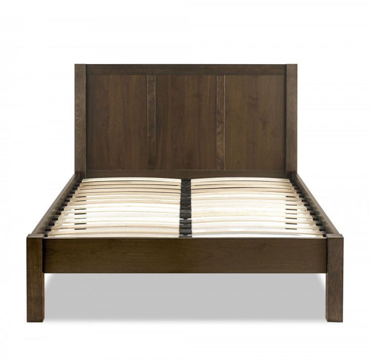 King bed online frame walnut