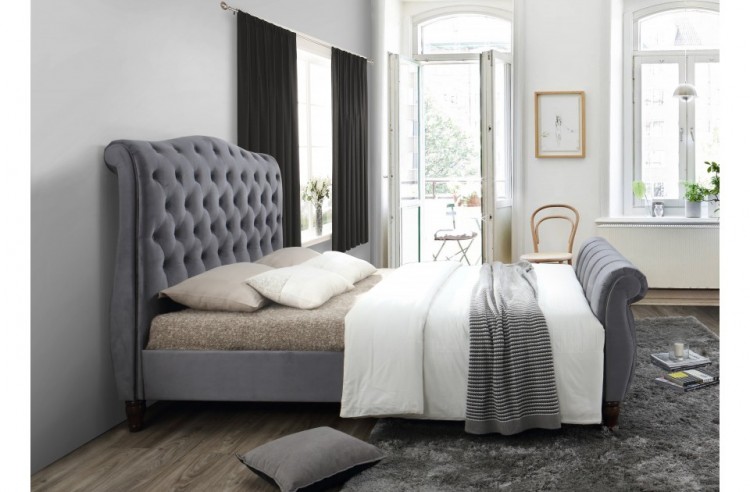 Birlea Colorado 5ft Kingsize Grey Fabric Bed Frame By Birlea Colorado 5ft Kingsize Grey Fabric Bed Frame Show More Information
