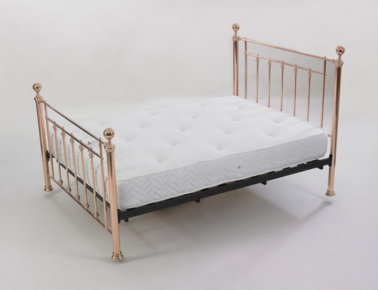 Limelight Libra 4ft6 Double Rose Gold Metal Bed Frame by ...