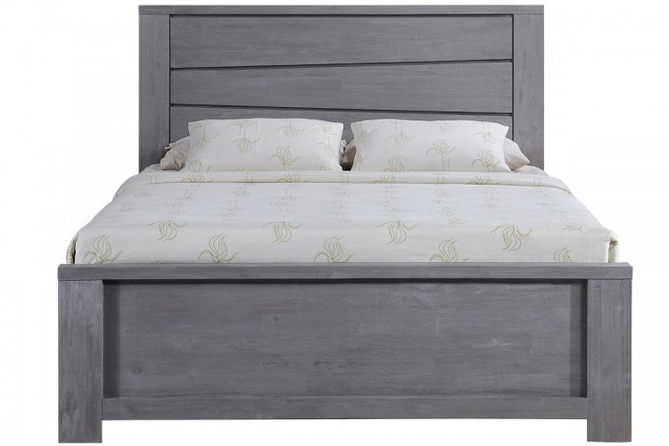 Sleep Design Gawsworth 5ft Kingsize, Grey Wood King Bed Frame