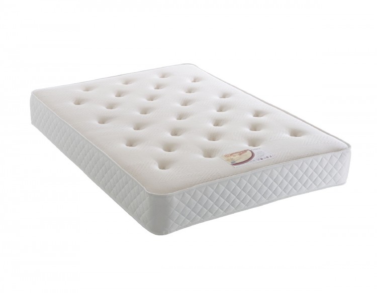 Dura Bed Elastacoil 4ft6 Double Mattress with Memory Foam by Durabed