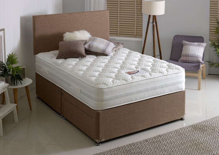 Dura Bed Memorize 4ft Small Double Divan Bed with Memory Foam by Durabed