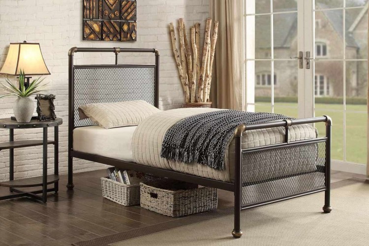 Sleep Design Cambridge 3ft Single Metal Bed Frame by Sleep Design Sleep Design Cambridge 3ft Single Metal Bed Frame by Sleep Design