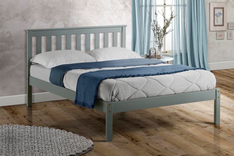 Birlea Denver 4ft Small Double Grey Wooden Bed Frame By