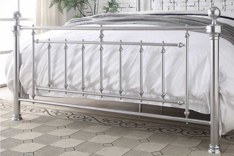 Sleep Design Cobham 5ft Kingsize Chrome Metal Bed Frame by ...