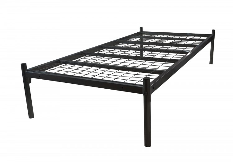 Metal Beds Platform 4ft (120cm) Small Double Contract Black Metal Bed