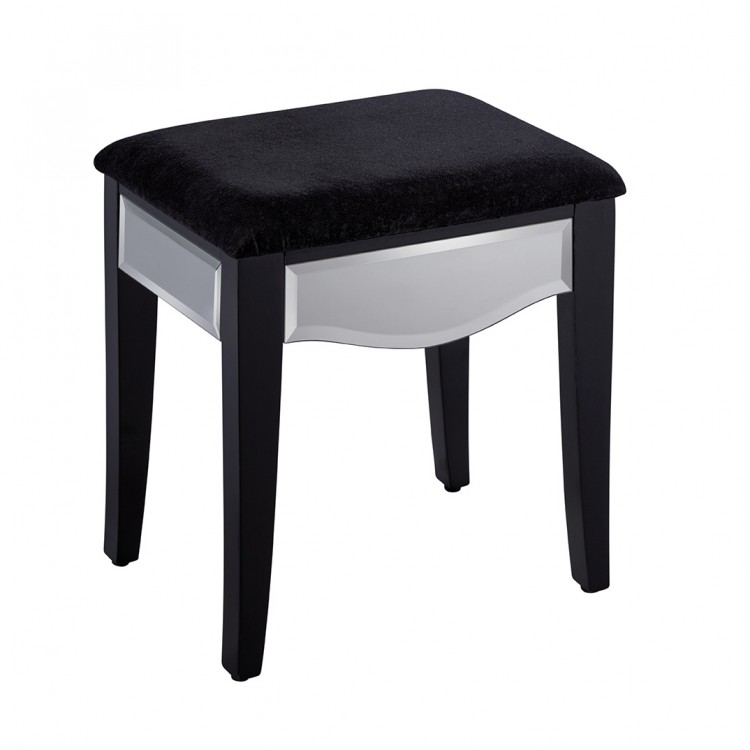 Birlea Palermo Mirrored Dressing Table Stool by Birlea