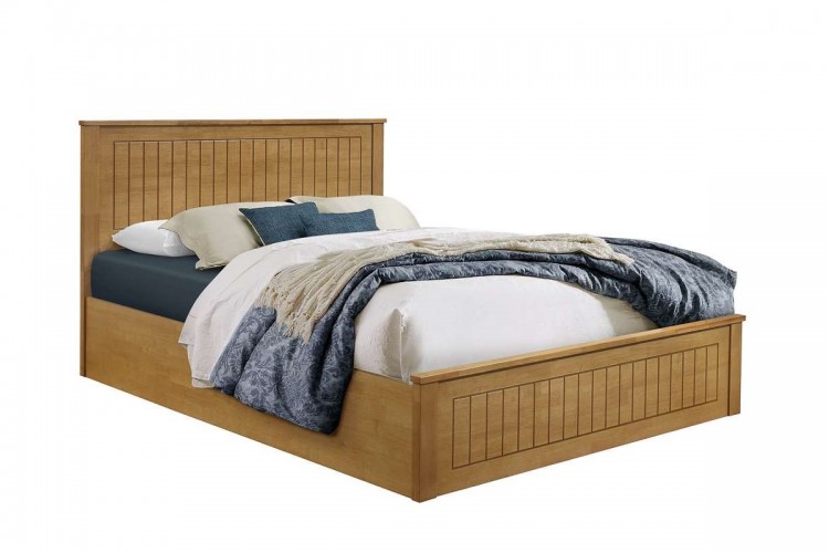 Birlea Fairmont 4ft Small Double Wooden Ottoman Bed Frame In Oak by Birlea