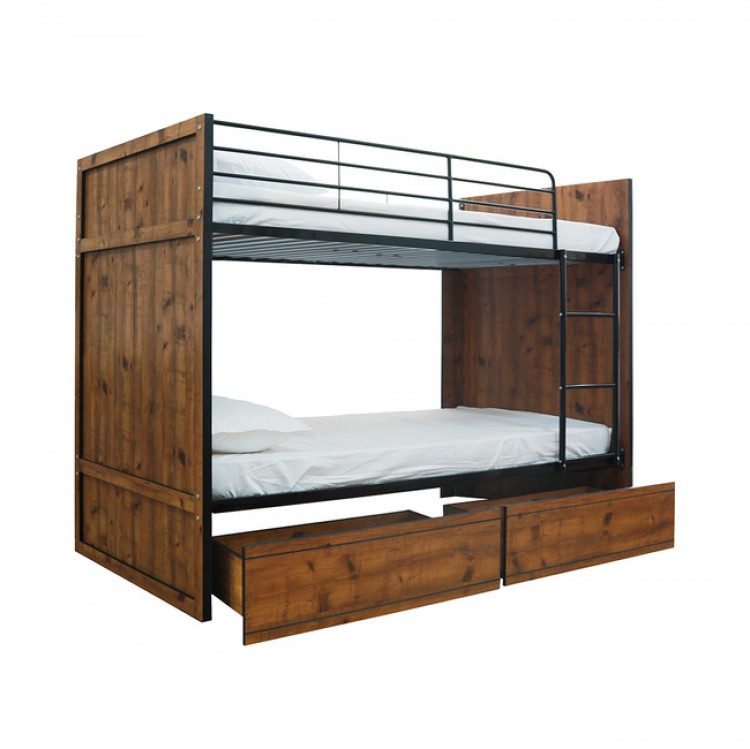 LPD Rocco Wooden Bunk Bed With Drawers by LPD Furniture