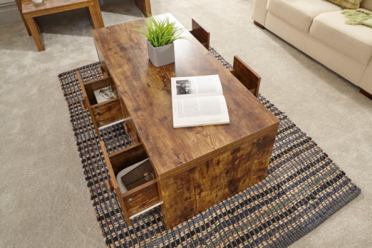 Gfw Jakarta 8 Drawer Coffee Table Mango By Gfw