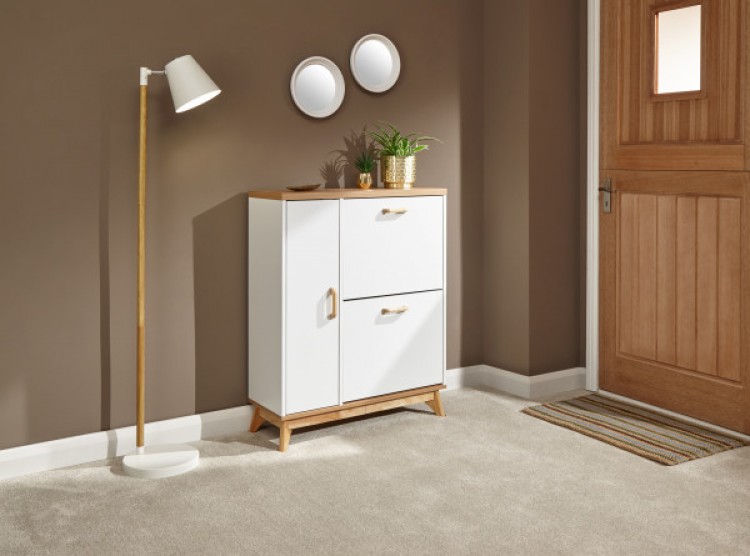 GFW Nordica Shoe and Boot in Oak and White by GFW