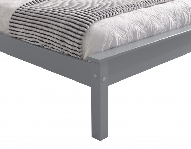 Limelight Taurus 3ft Single Grey Wooden Bed Frame With Low Foot End by