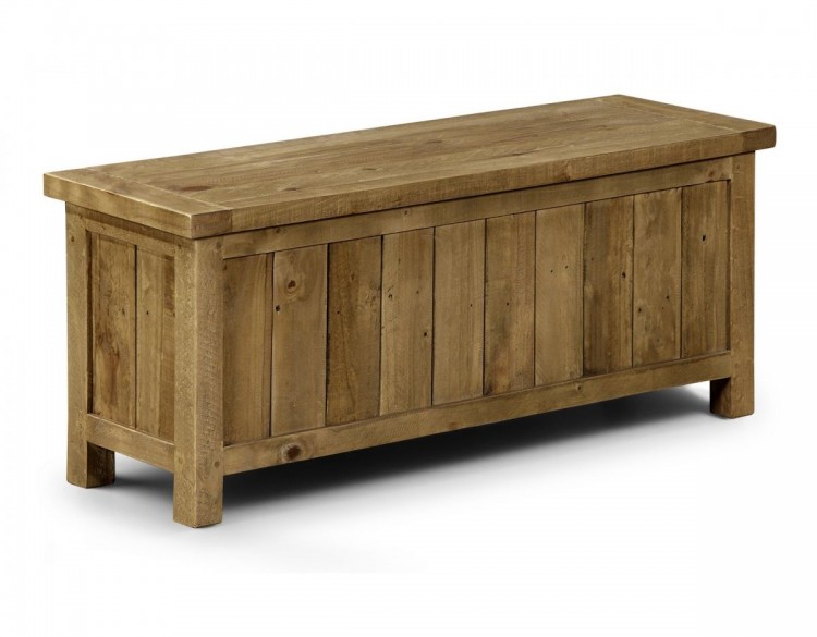 Julian Bowen Aspen Rustic Storage Bench by Julian Bowen