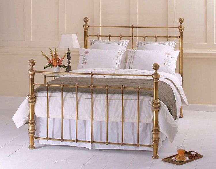 OBC Waterford 4ft 6 Double Brass Metal Bed Frame by Original Bedstead