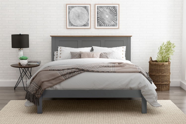 Grey store oak headboard