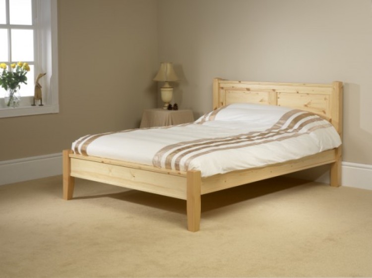 Friendship Mill Coniston Low Foot End 4ft Small Double Pine Wooden Bed