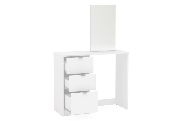 Birlea Madison White Dressing Table With Mirror by Birlea