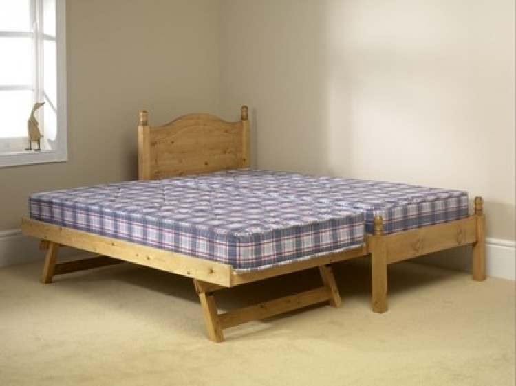 Friendship Mill Orlando 3ft Single Pine Wooden Guest Bed Frame by