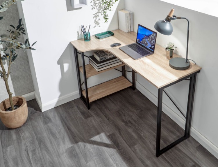 GFW Bramwell Folding Corner Desk Left by GFW