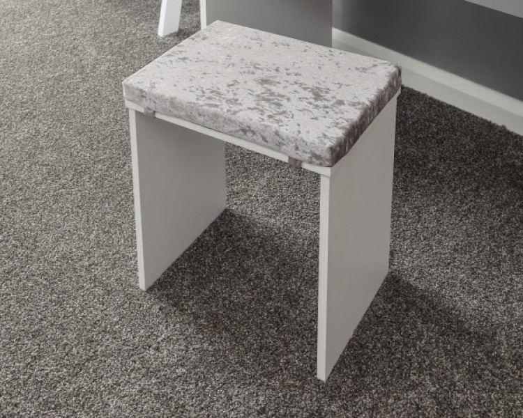 GFW Elizabeth Dressing Table Set In White And Grey by GFW
