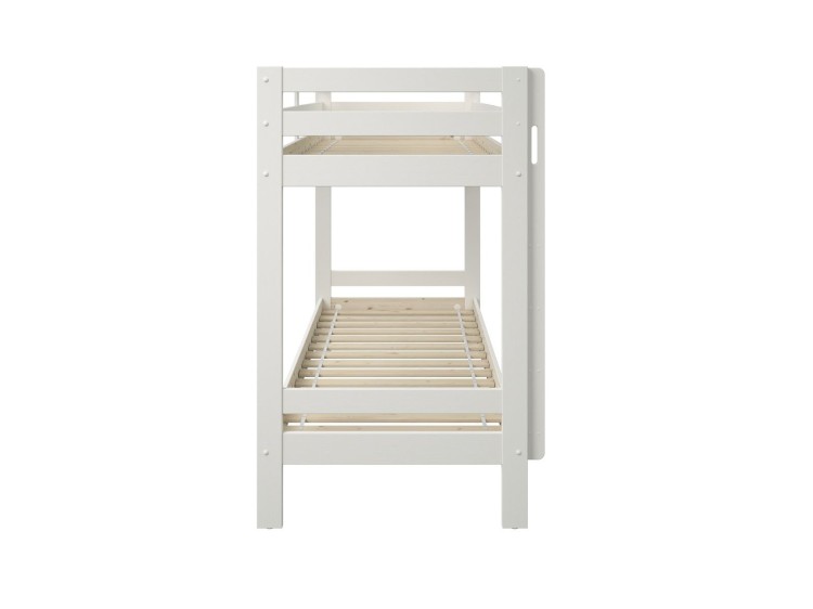 Noomi Nora White Wooden Bunk Bed by Flair Furnishings