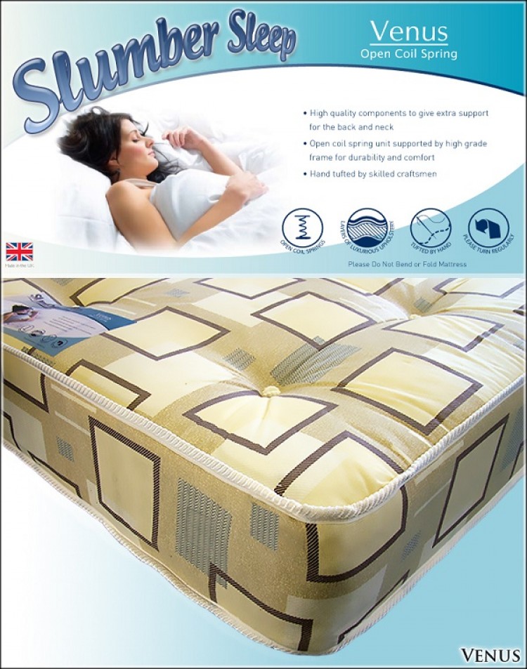 Time Living Slumber Sleep Venus 3ft Single Open Coil Spring Time Living Slumber Sleep Venus 3ft Single Open Coil Spring Mattress By