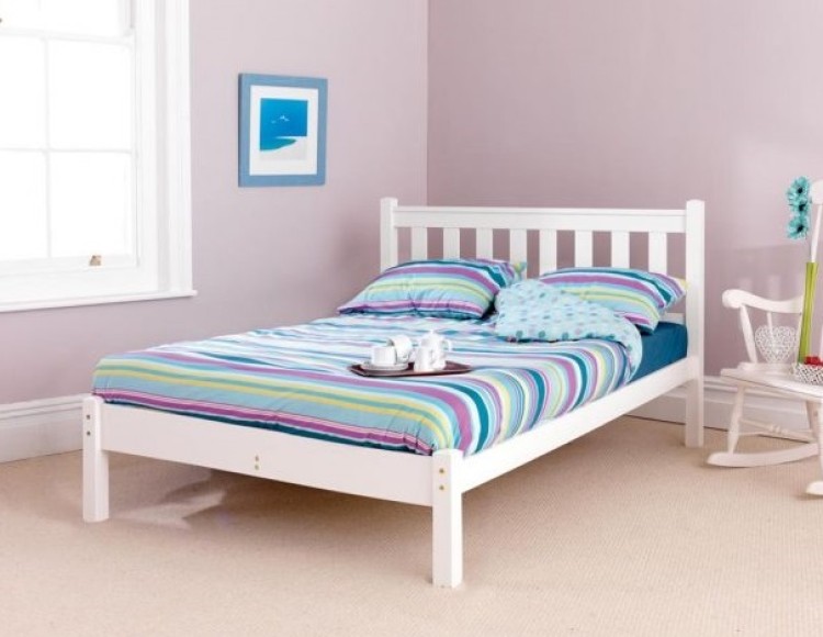Friendship Mill Shaker Low Foot End 2ft6 Small Single Pine Wooden Bed