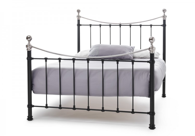 Black Metal Super King Bed Frame