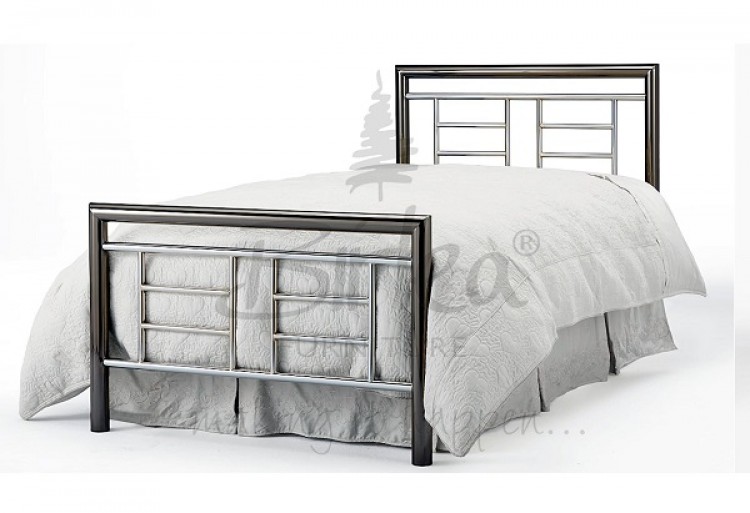 Birlea Montana Chrome And Nickel 3ft Single Metal Bed Frame By Birlea Montana Chrome And Nickel 3ft Single Metal Bed Frame